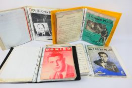 A quantity of printed music sheets from the 1950s/60s - Lot to include Roy Orbison, Charles Chaplin,