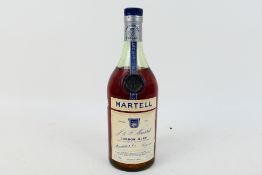 Martell - A 24 fl ozs bottle of Cordon Bleu Fine Liqueur Cognac Brandy, 70° Proof,