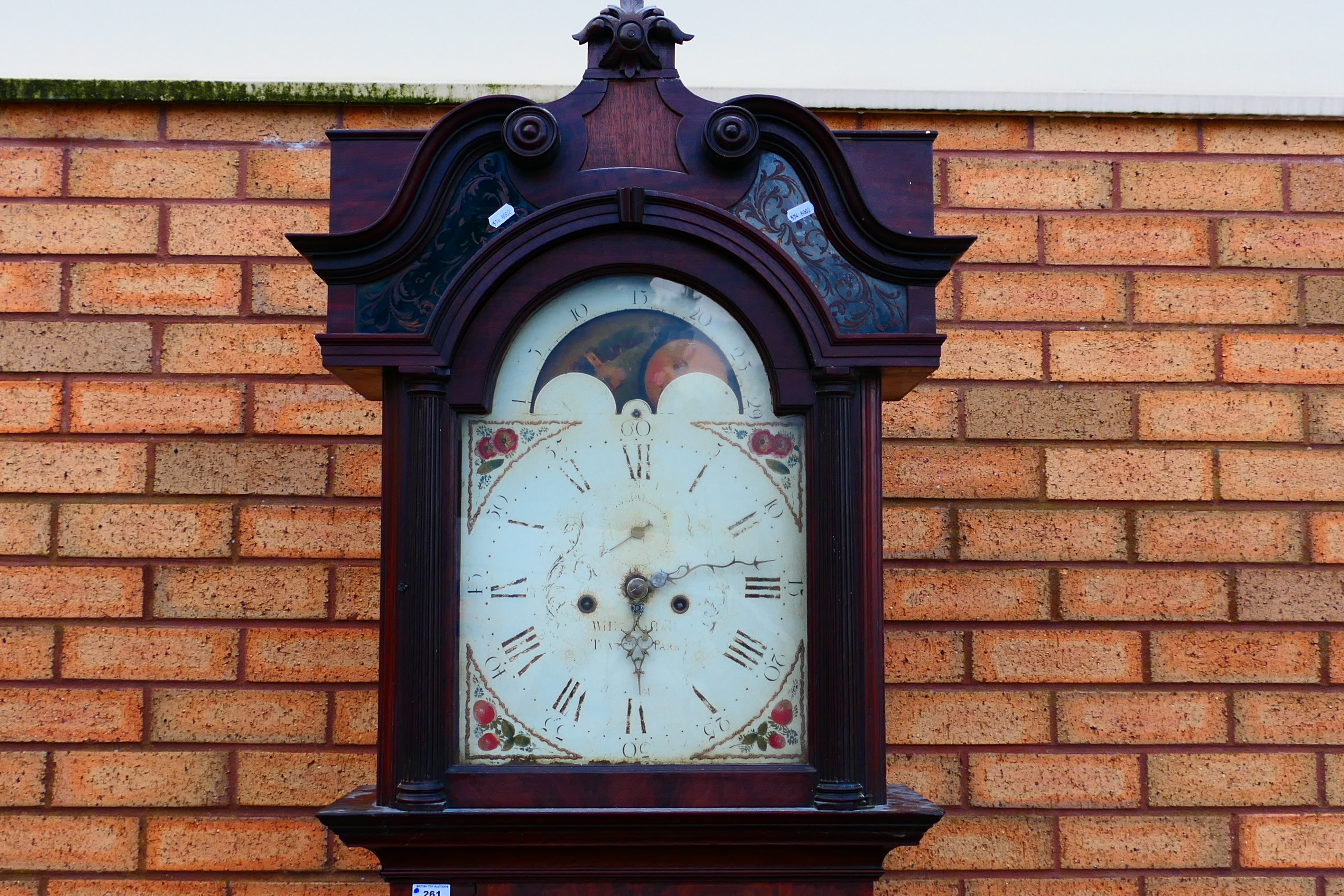 A late 18th century mahogany cased longcase clock, - Image 2 of 21