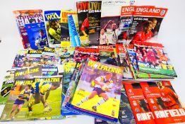 A collection of Liverpool Football Club programmes,