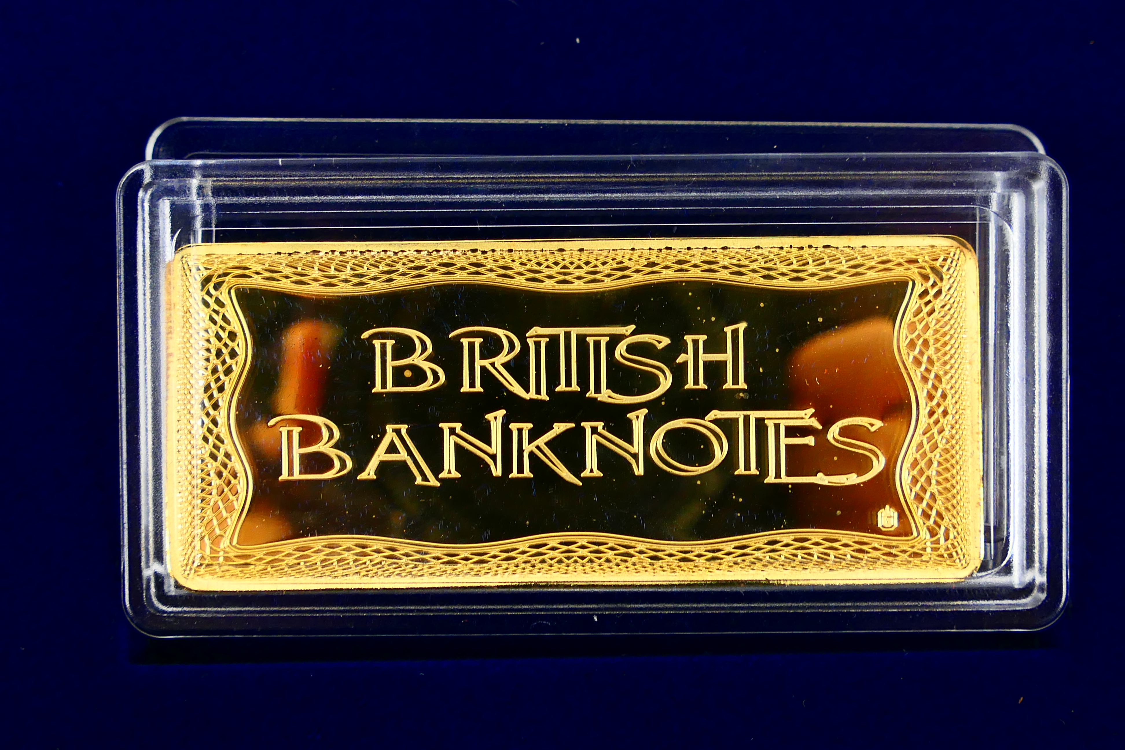 A limited edition, Windsor Mint, 24ct gold plated Pounds Ingots set, - Image 9 of 9