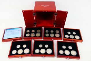 A Danbury Mint coin collectors set, The Last Six Decades Of Silver,