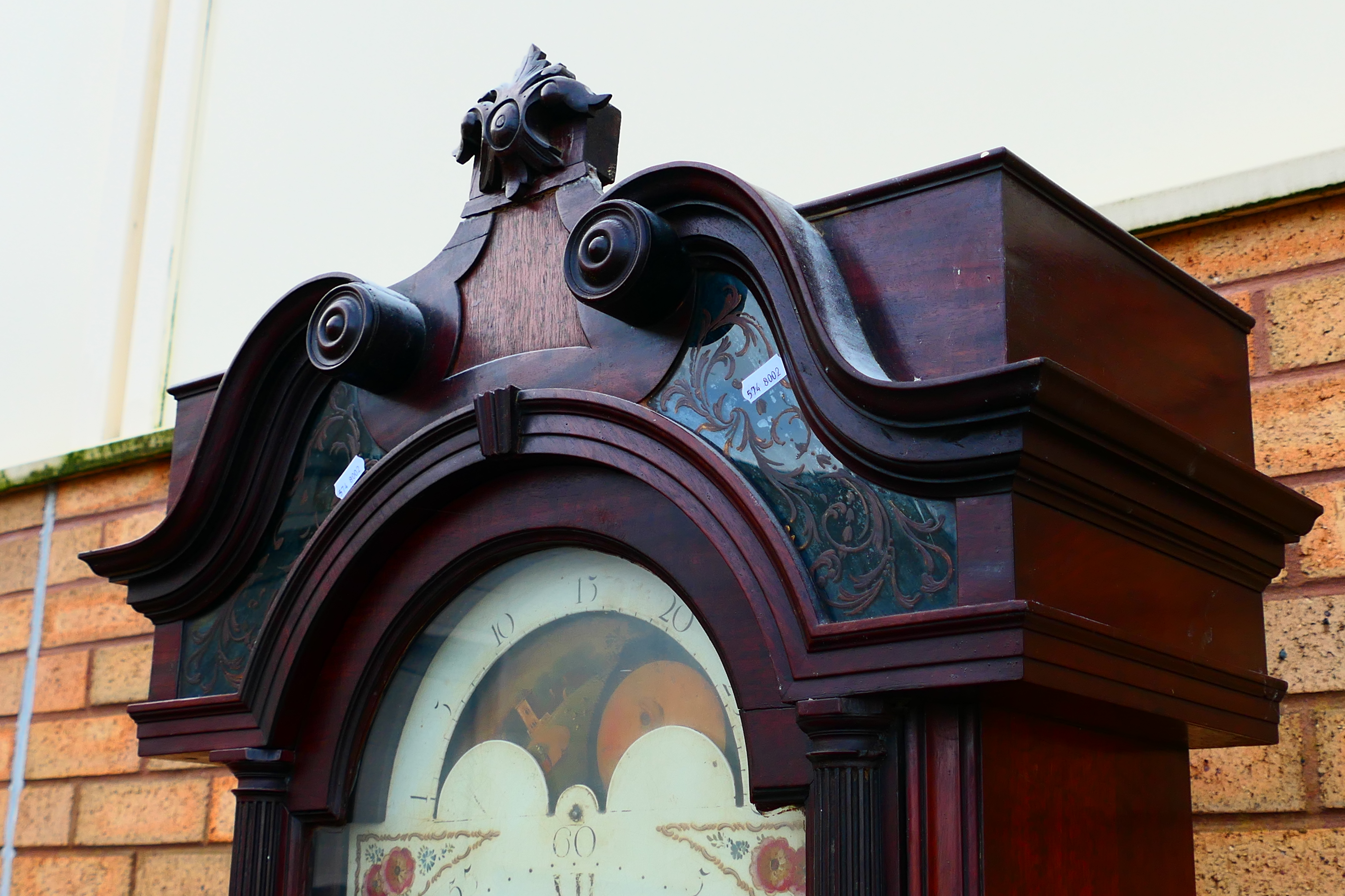 A late 18th century mahogany cased longcase clock, - Image 6 of 21