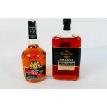Two bottles to include a 1l bottle of Canadian Club 12 Year old Small Batch whisky,