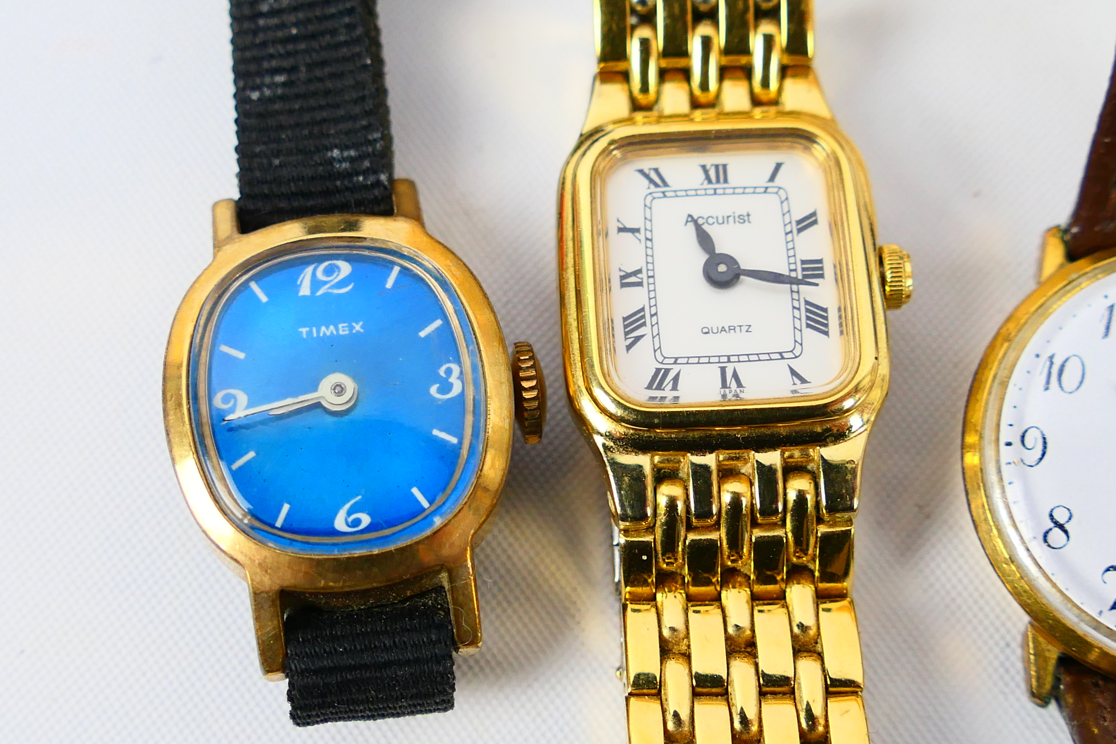 A collection of wrist watches and one ring watch to include Rotary, Accurist, Ingersoll, - Image 2 of 8