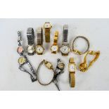 A collection of wrist watches to include Sekonda, Ingersoll, Reflex, Pulsar and similar.