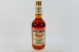 A 1970's bottling of Old Crow Kentucky Straight Bourbon Whiskey, 26⅔ fl ozs, 70° Proof,
