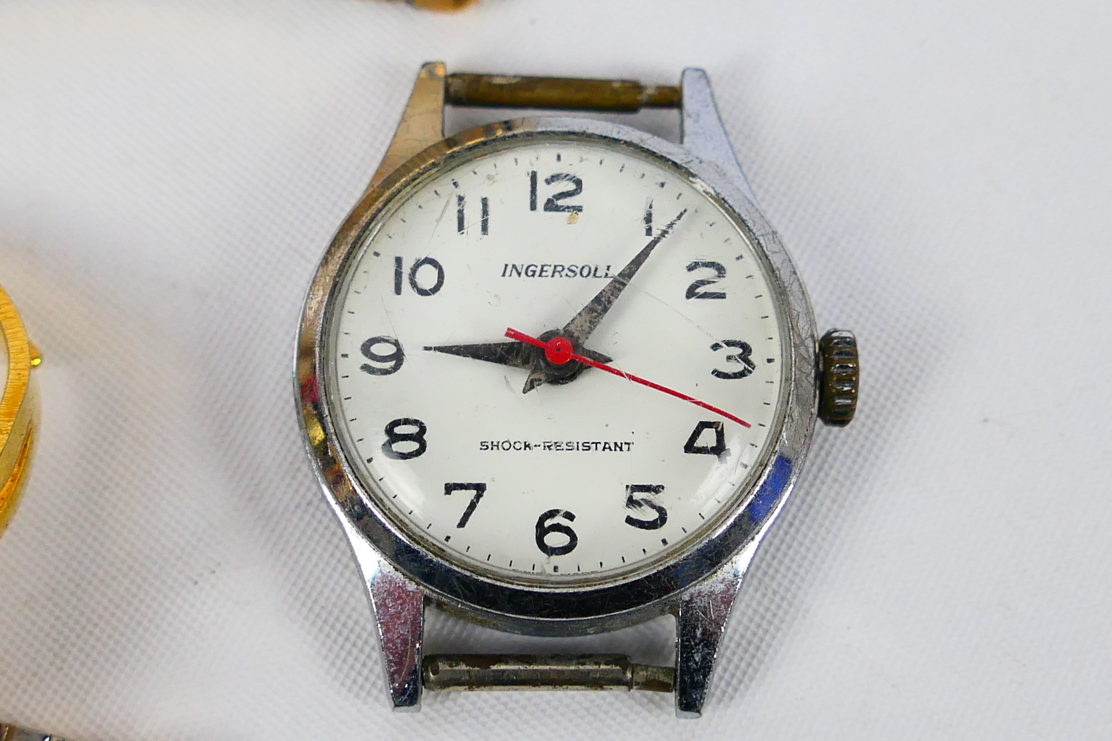 A collection of wrist watches and one ring watch to include Rotary, Accurist, Ingersoll, - Image 5 of 8