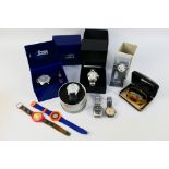 A collection of wrist watches to include Sekonda, Accurist, Amadeus and other, part boxed.