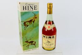 A 24 fl ozs bottle of Hine Vieux Cognac VSOP, 70° Proof, contained in presentation box,