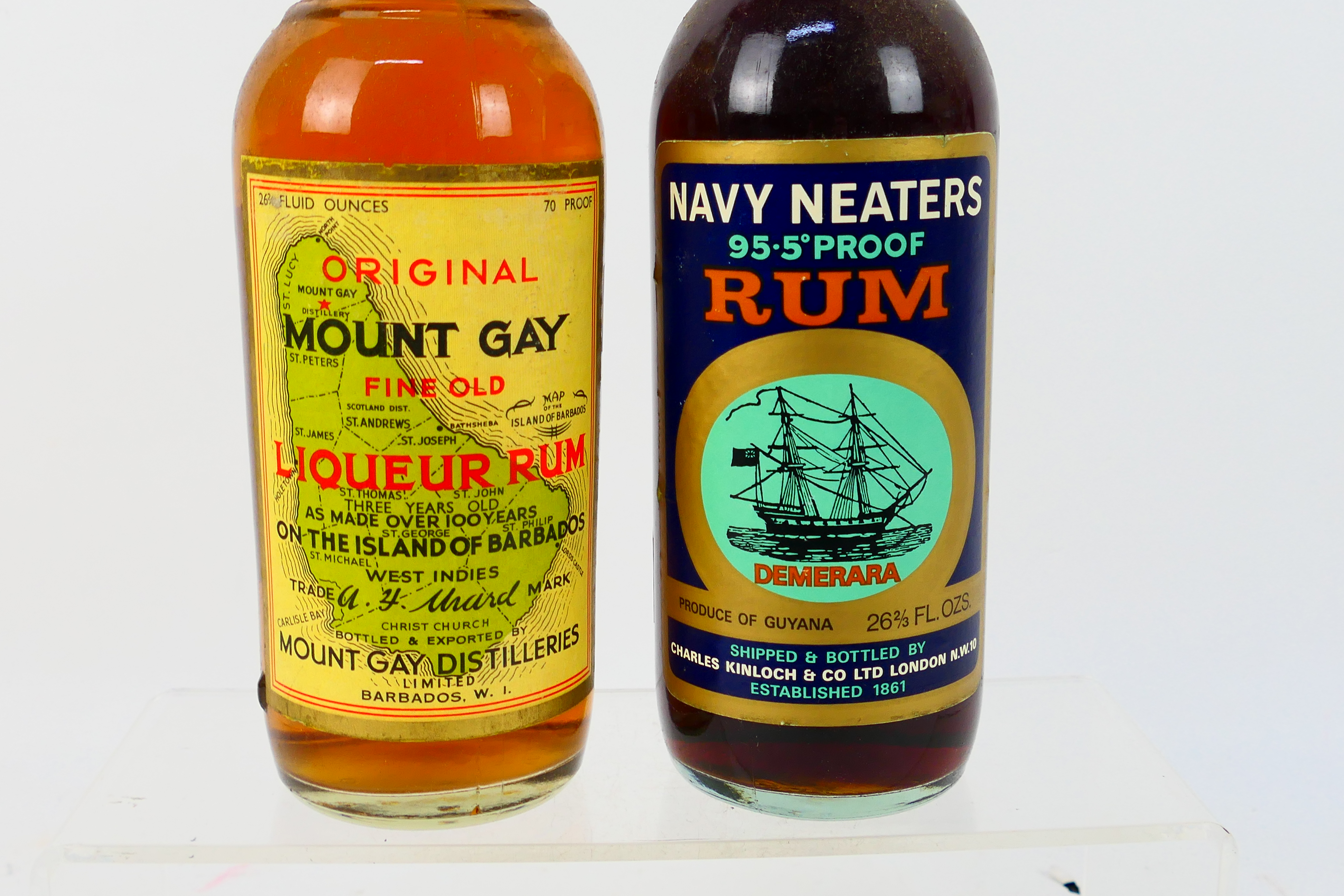 Rum - Two bottles comprising a 26⅔ fl ozs bottle of Navy Neaters 95. - Image 2 of 6