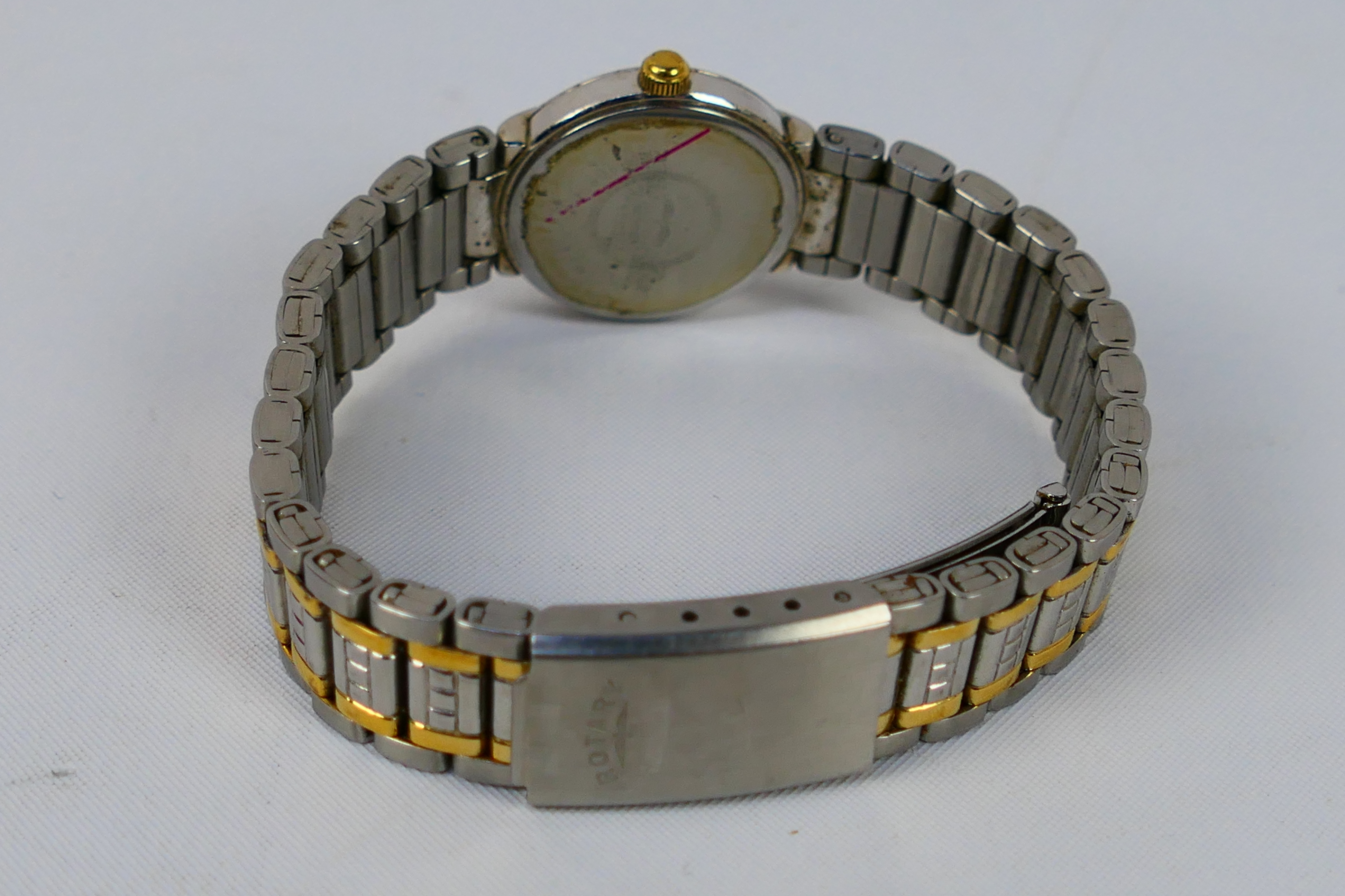 Rotary - Two matching wrist watches, lady's and gentleman's, on stainless steel bracelets. - Image 8 of 10