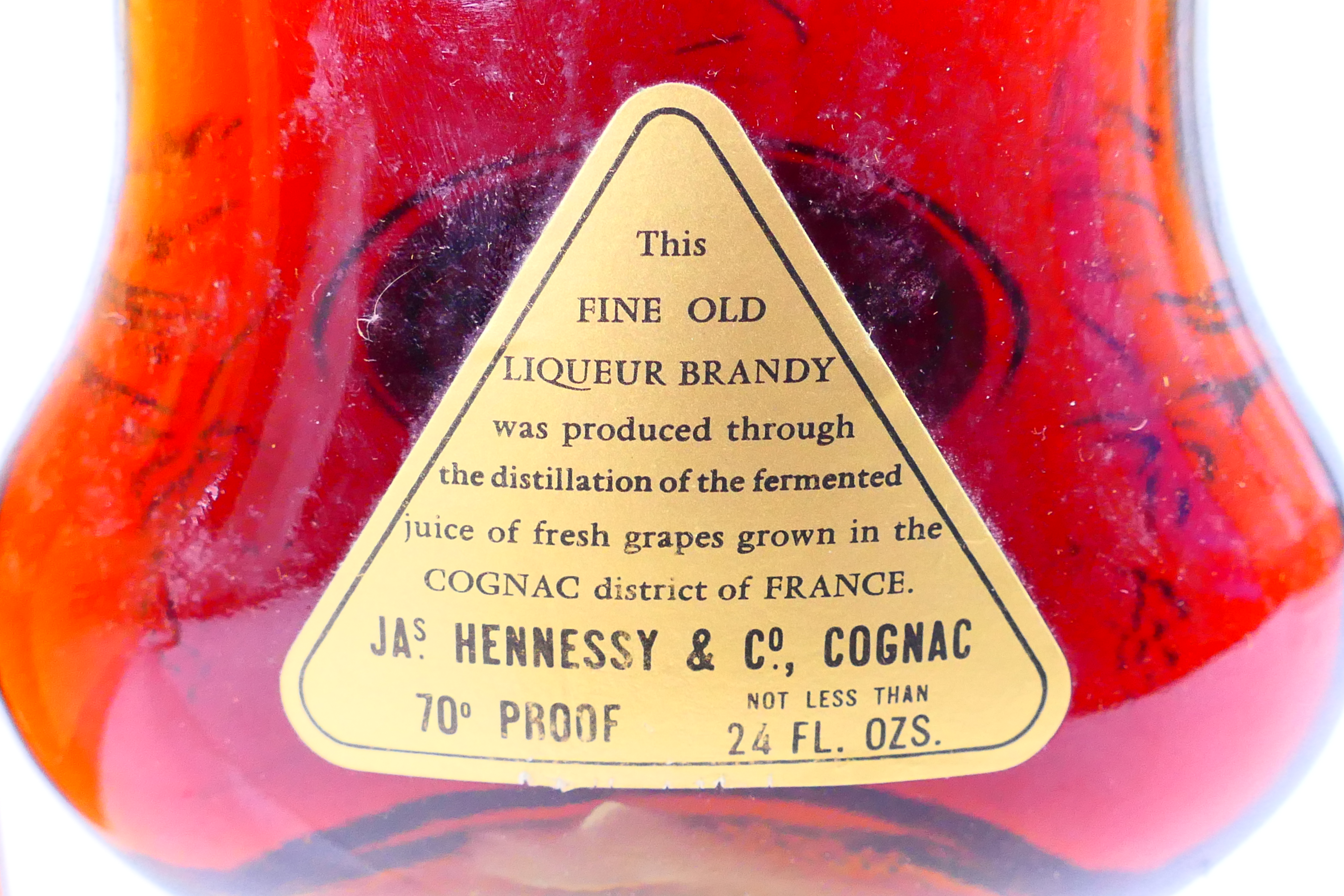Cognac - One bottle of Hennessy Extra, 70° Proof, Not Less Than 24 fl ozs, contained in carton, - Image 7 of 9