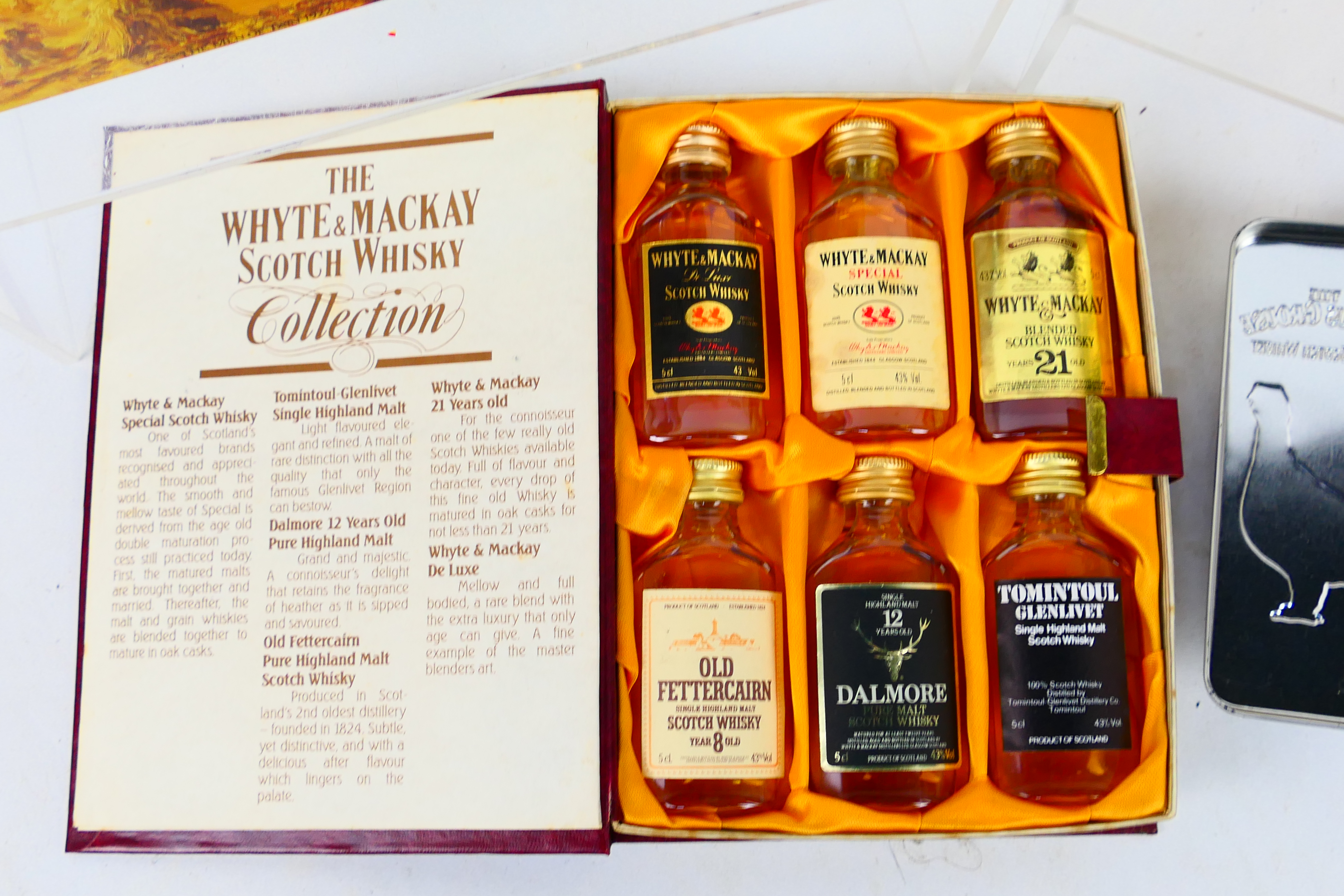 Miniatures to include Glenmorangie Whisky Collection, Whyte & Mackay Scotch Whisky Collection, - Image 3 of 5
