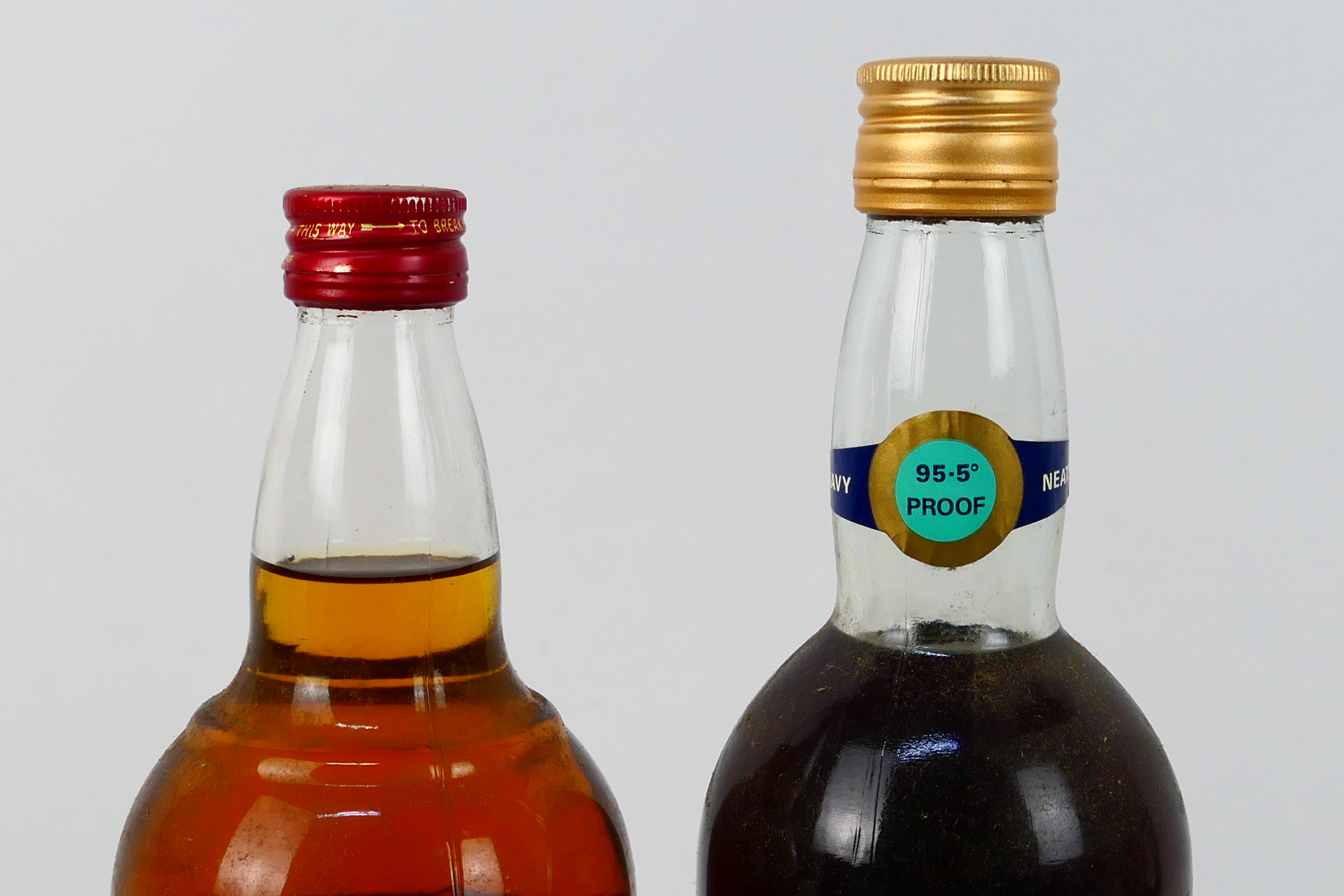 Rum - Two bottles comprising a 26⅔ fl ozs bottle of Navy Neaters 95. - Image 3 of 6