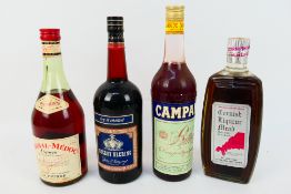 A quantity of spirits and liqueur, likely 1970's bottlings,