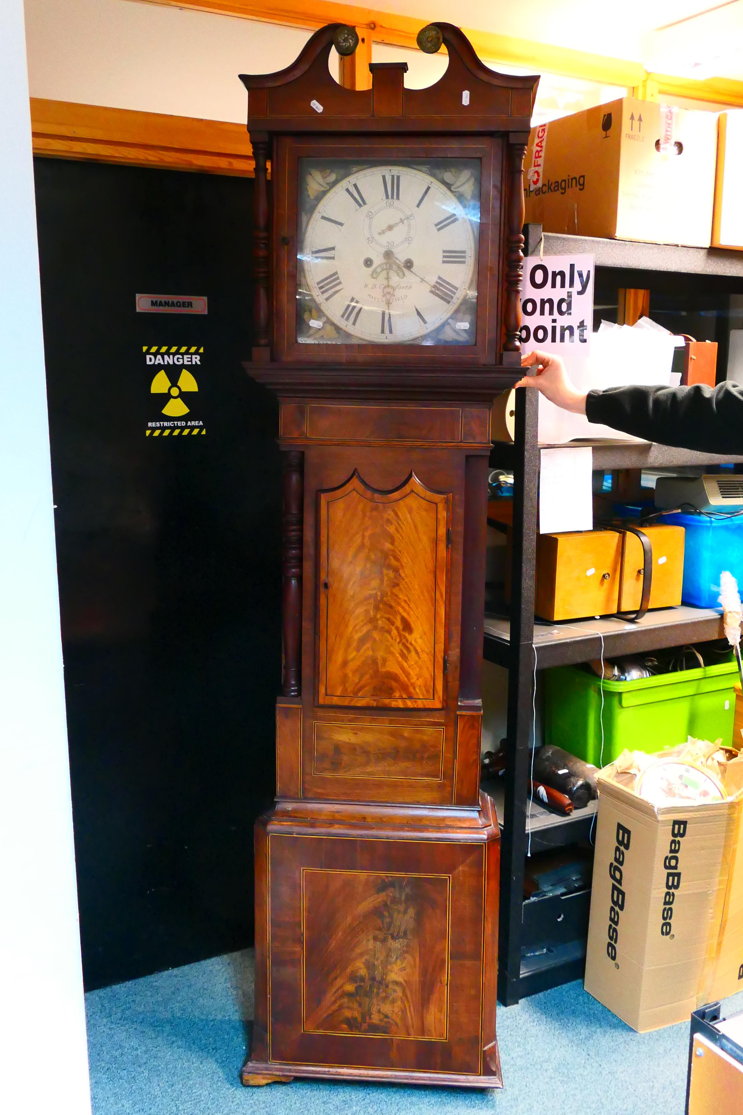 An early 19th century mahogany-cased 8-day longcase clock, - Image 2 of 15