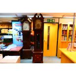 An early 20th century Edwardian mahogany-cased 8-day longcase clock,