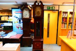 An early 20th century Edwardian mahogany-cased 8-day longcase clock,