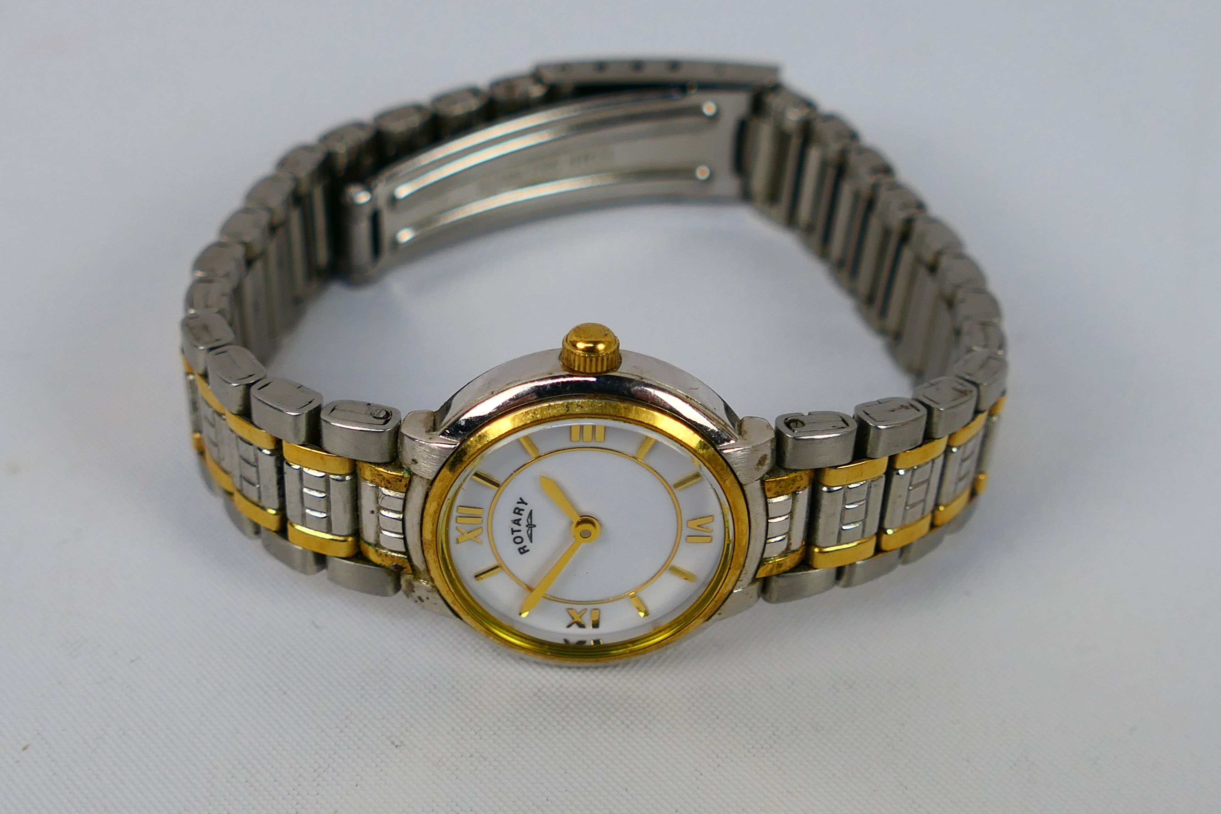 Rotary - Two matching wrist watches, lady's and gentleman's, on stainless steel bracelets. - Image 6 of 10