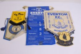 Football Pennants, Four Everton pennants