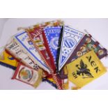 Football Pennants, Bought by a traveling