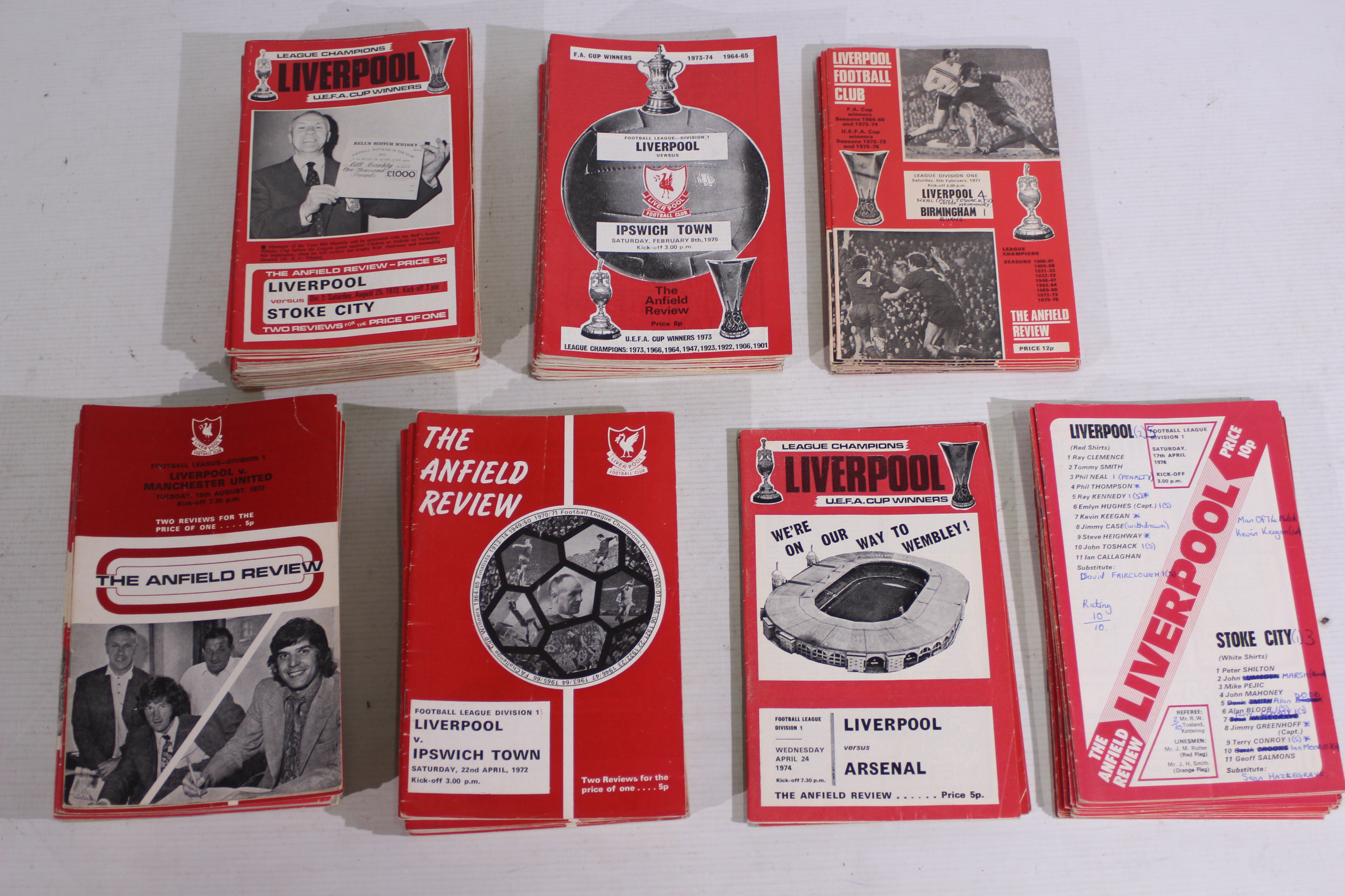 Liverpool FC Football Programmes, Large - Image 2 of 5