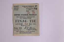 FA Cup Football Ticket, Blackpool v Manc