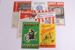 Speedway Programmes, Early 1950s to incl