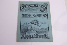 West Bromwich Albion Football Programme,