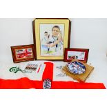 Two limited edition Benham covers comprising a Football Heroes cover signed by Gordon Banks,