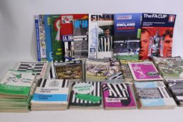 Newcastle United Football Programmes, A