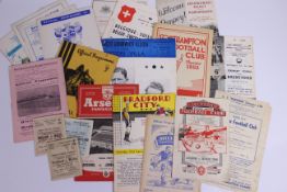 Football Programmes, A collection of 195