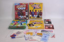 Football Items, A box of goodies to incl