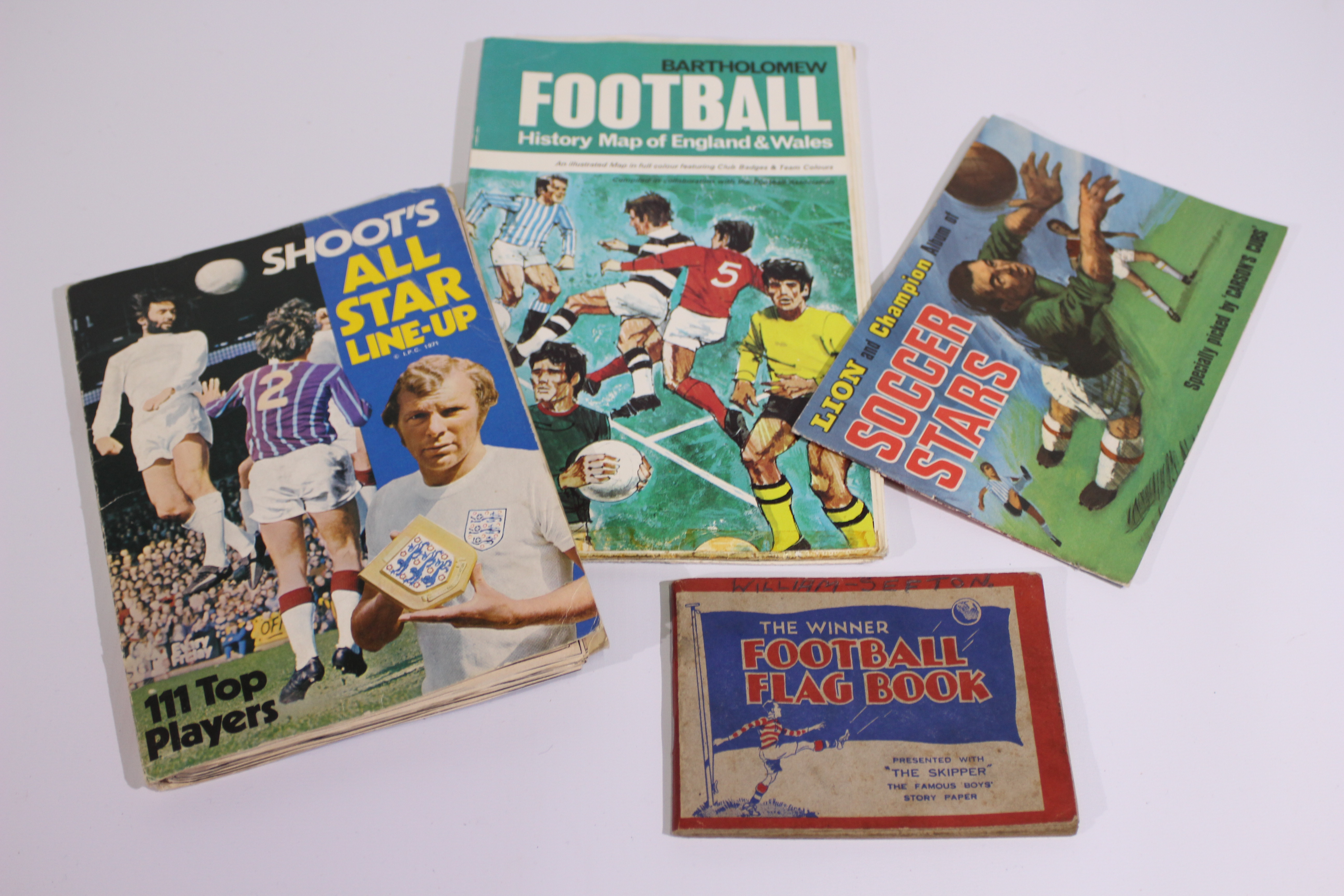 Football Albums, Contains Soccer Stars b