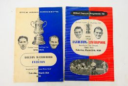 FA Cup Football Programmes, Liverpool v