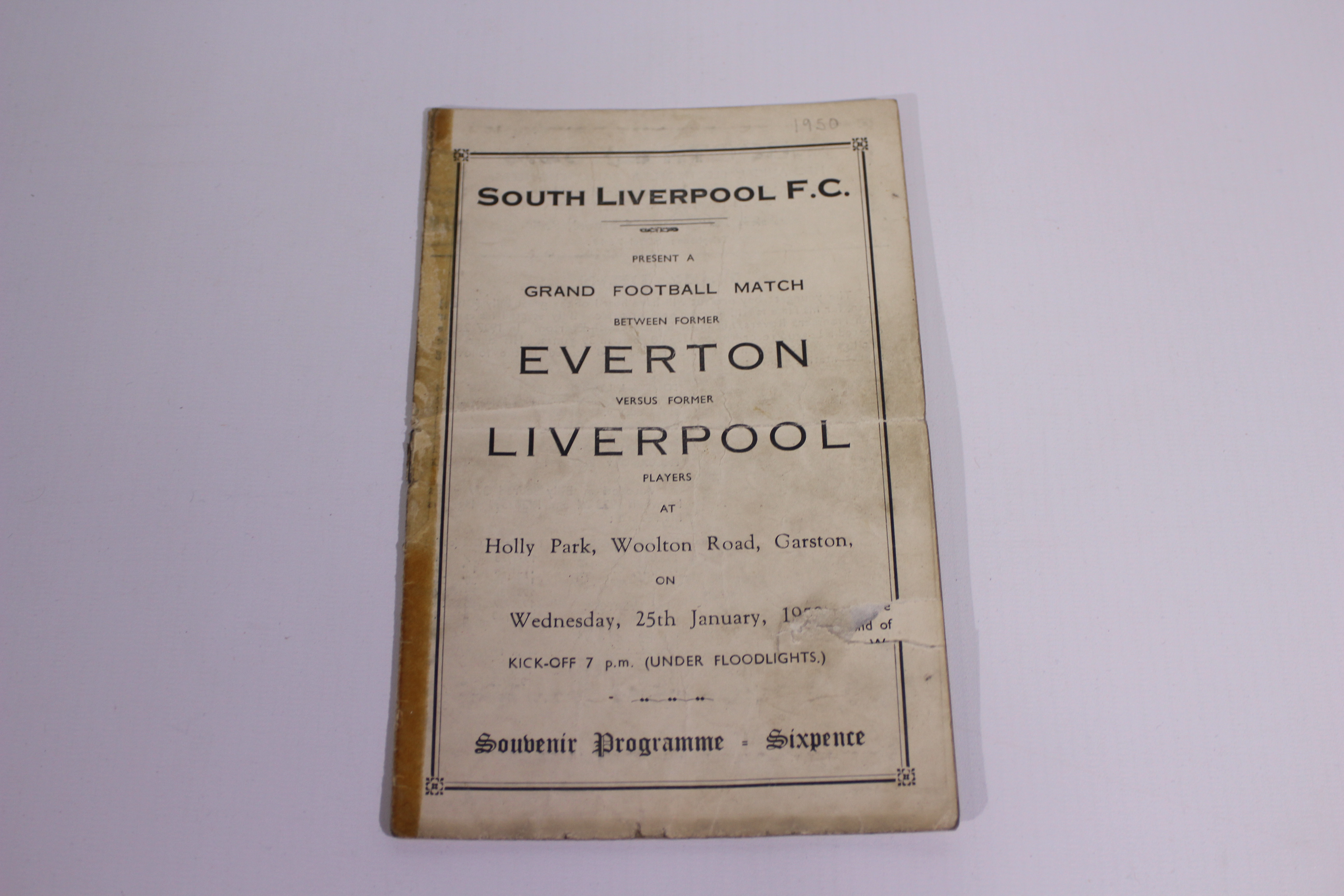 Football Programme, Former Liverpool v F