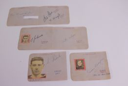 Football Autographs, Pages removed from