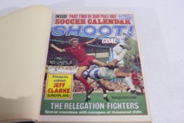 Football Magazines, A bound volume of Sh