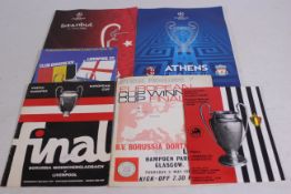 European Final Football Programmes, Cont