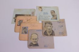 Football Autographs, Five pages removed