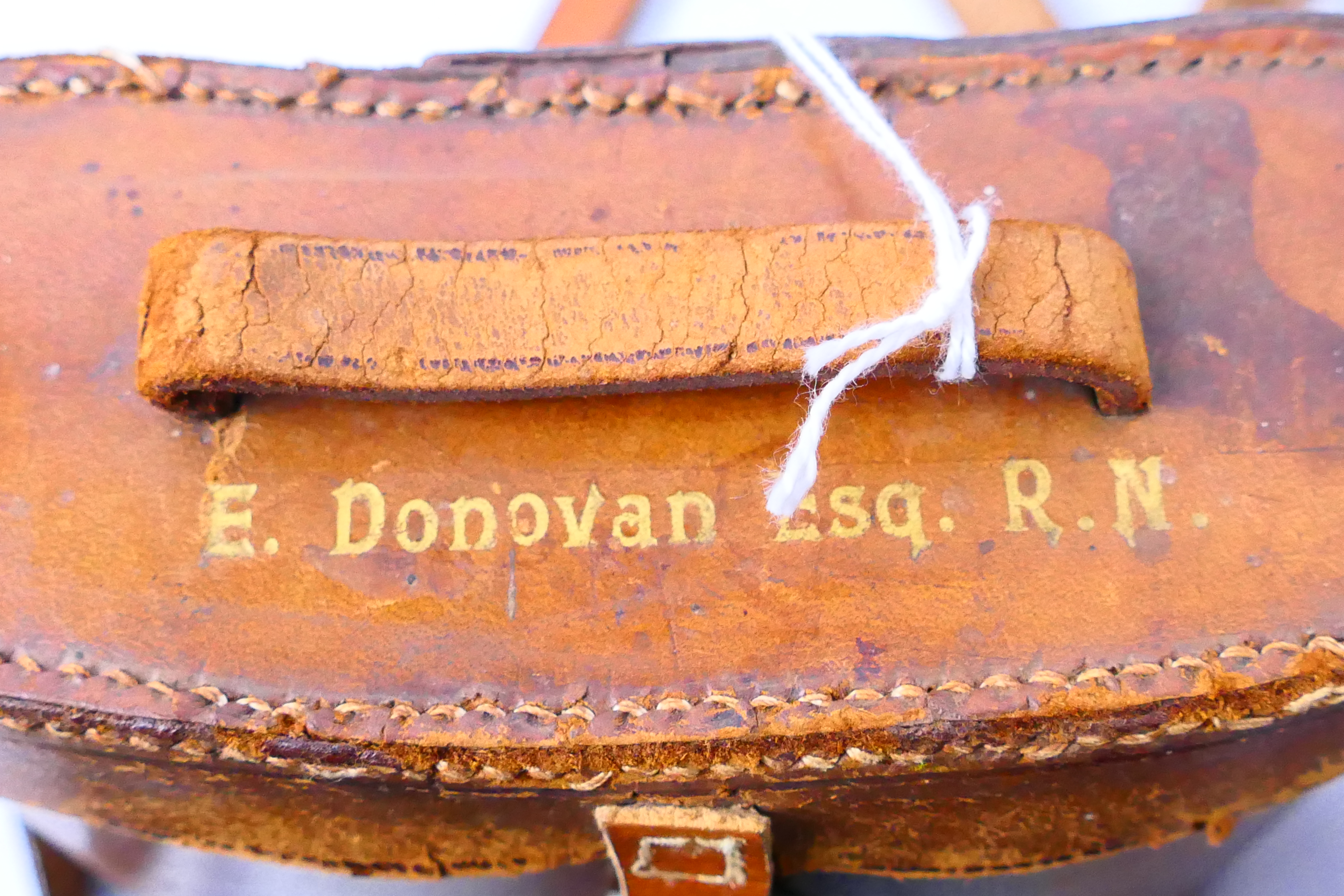 A pair of binoculars marked E Donovan Esq R. - Image 8 of 17