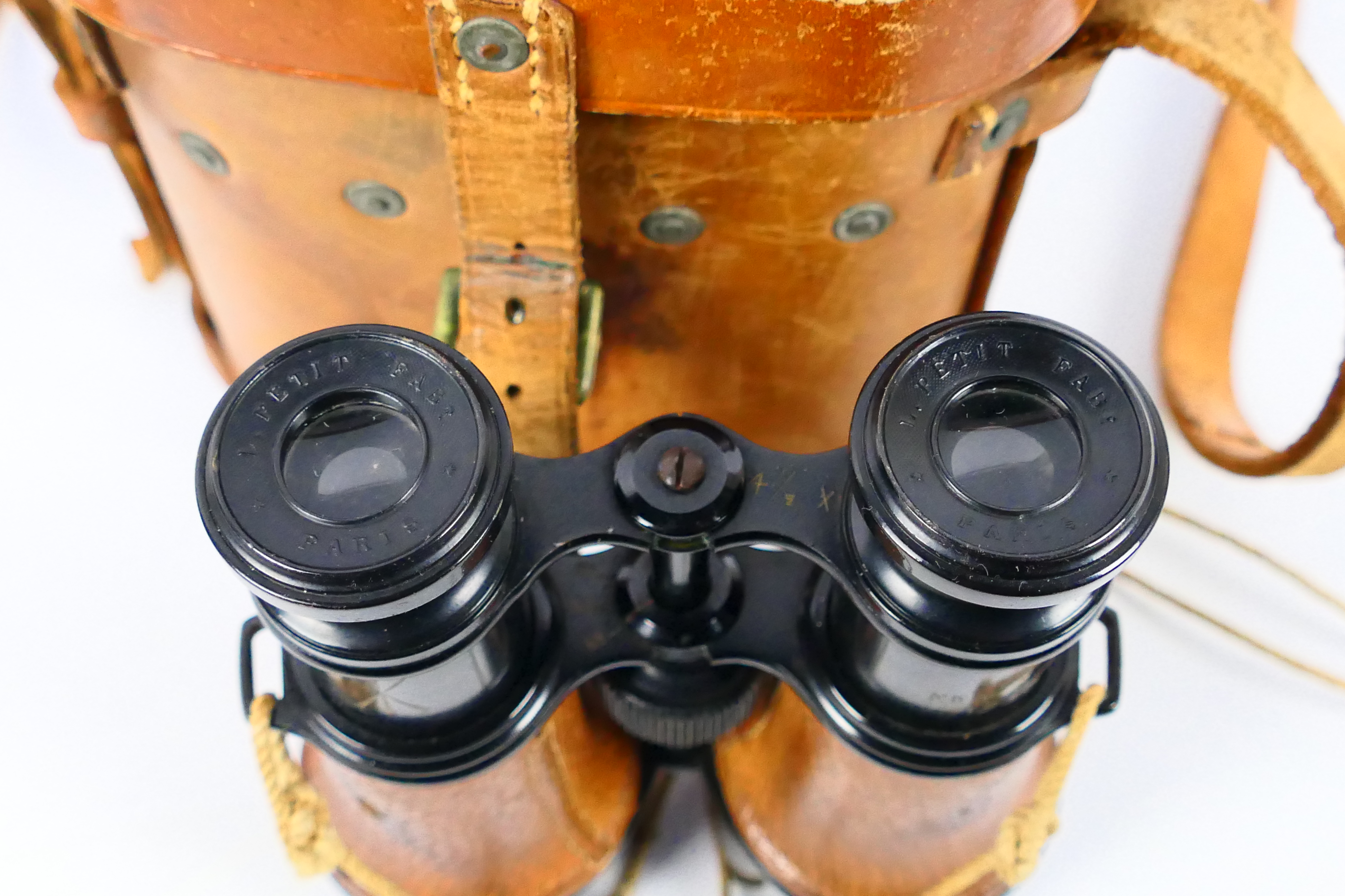 A pair of binoculars marked E Donovan Esq R. - Image 12 of 17