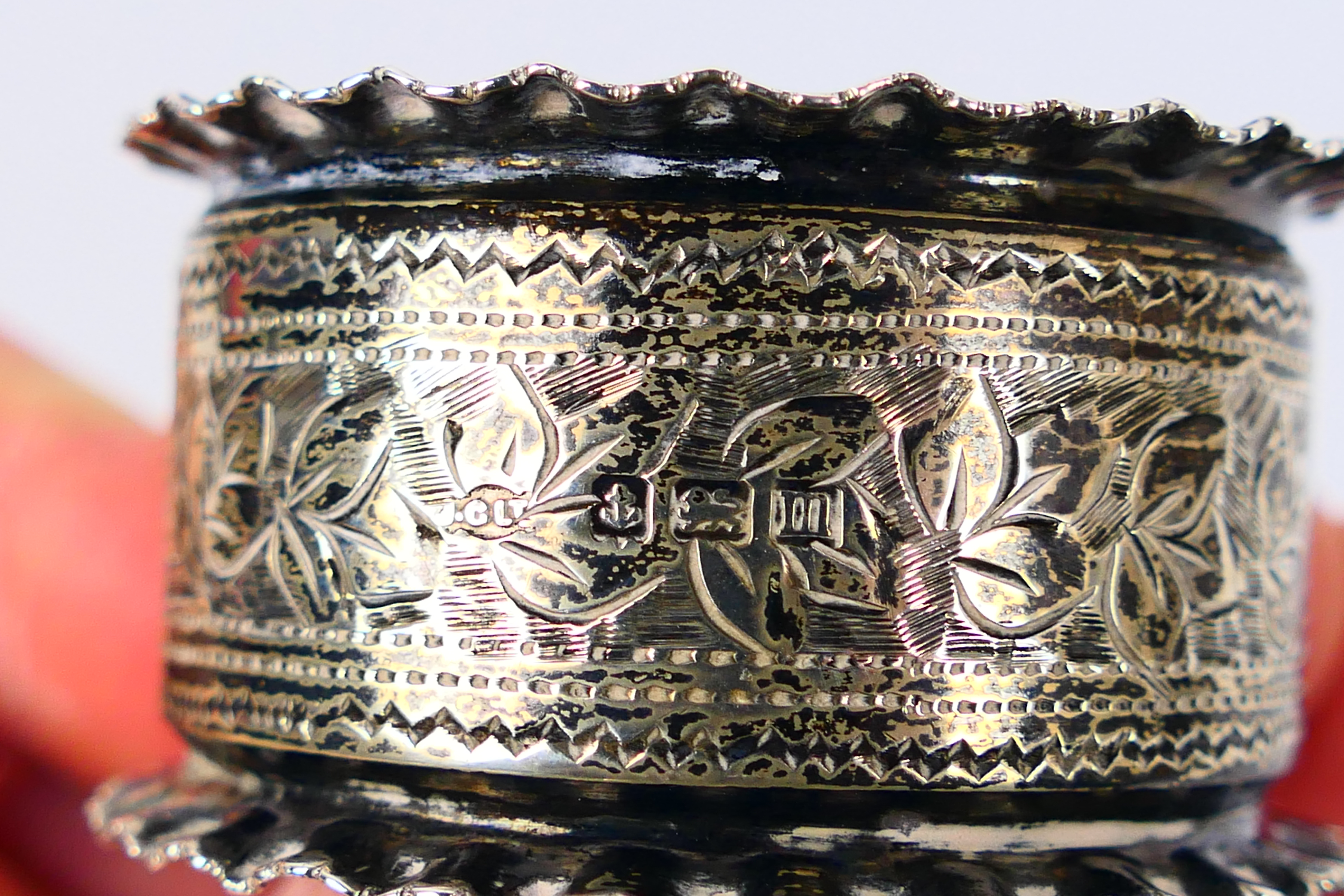 Lot to include a silver napkin ring and - Image 8 of 8