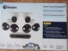 Swann Smart Security System - unused in factory sealed carton from Costco comprising 4 sensor