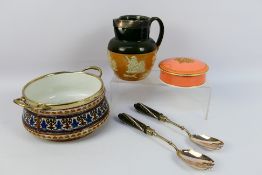 Lot to include a Villeroy & Boch white m
