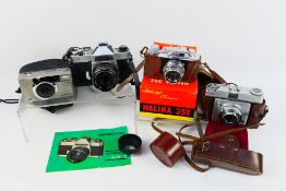 Photography - A collection of cameras to