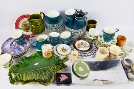 Lot to include Poole Pottery, Wedgwood, Carlton Ware, studio pottery and similar.