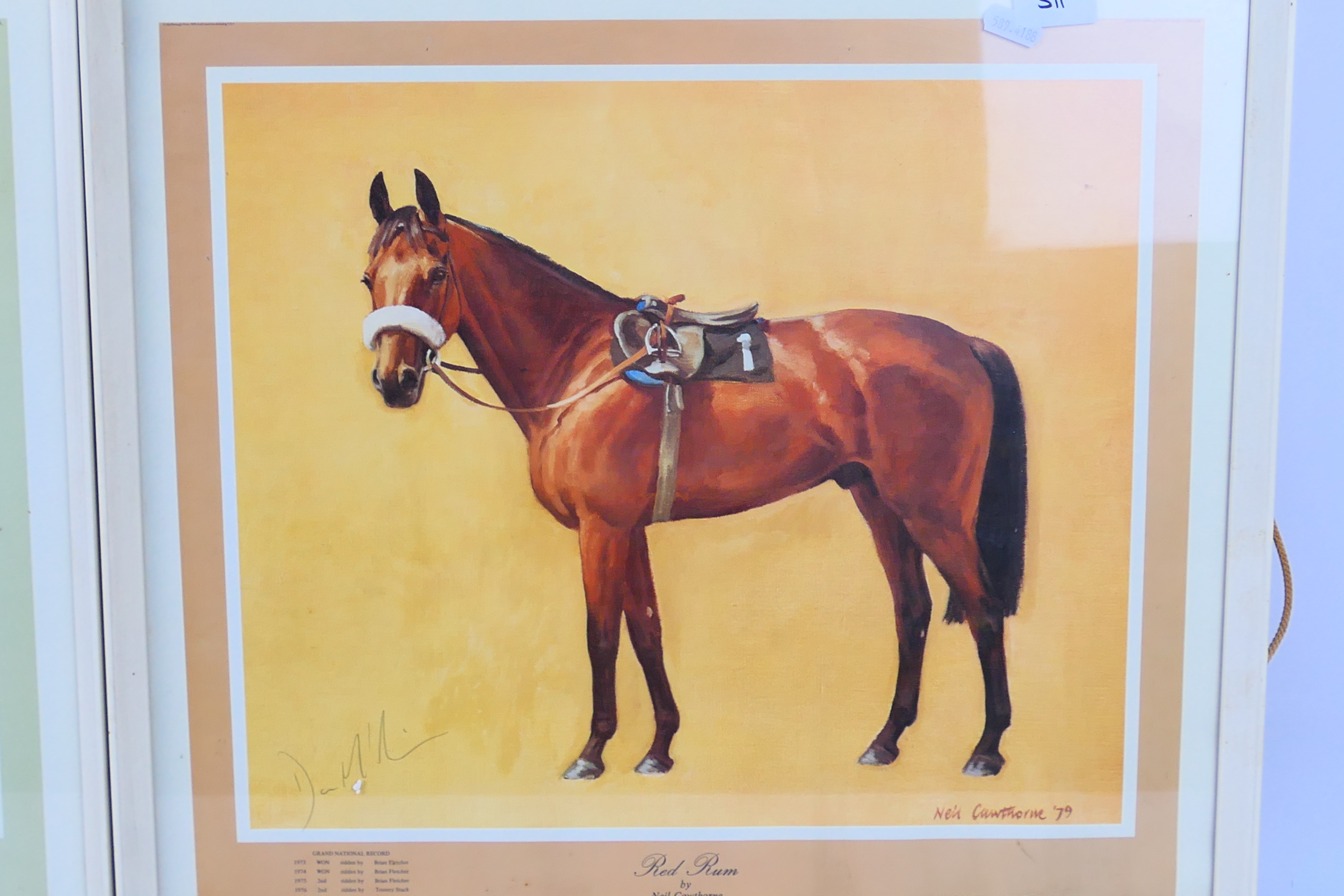 Two Neil Cawthorne horse racing prints comprising Red Rum, - Image 4 of 6