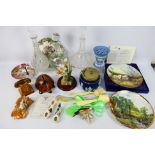 Lot comprising glassware, ceramics to include Wedgwood,